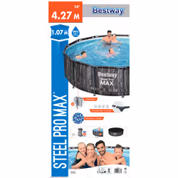 Bestway Steel Pro MAX 14' x 42"/4.27m x 1.07m Pool Set - Vue supplémentaire 17