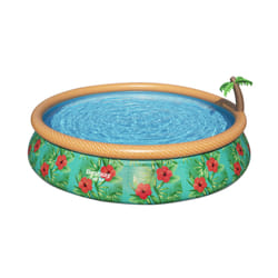 Bestway Fast Set 15' x 33"/4.57m x 84cm Paradise Palms Pool Set