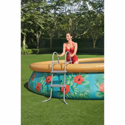 Bestway Fast Set 15' x 33"/4.57m x 84cm Paradise Palms Pool Set - Vue supplémentaire 11