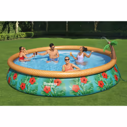 Bestway Fast Set 15' x 33"/4.57m x 84cm Paradise Palms Pool Set - Vue supplémentaire 12