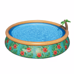 Bestway Fast Set 15' x 33"/4.57m x 84cm Paradise Palms Pool Set