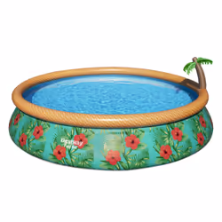 Bestway Fast Set 15' x 33"/4.57m x 84cm Paradise Palms Pool Set