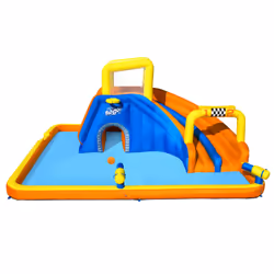 Bestway H2OGO! 18'1" x 16'6" x 8'8"/5.51m x 5.02m x 2.65m Super Speedway Mega Water Park