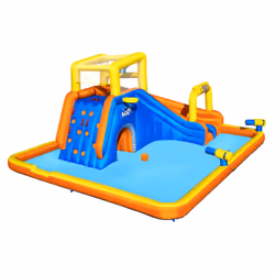 Bestway H2OGO! 18'1" x 16'6" x 8'8"/5.51m x 5.02m x 2.65m Super Speedway Mega Water Park