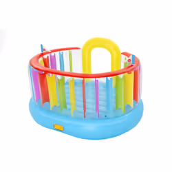 Bestway Fisher-Price Trampoline Bouncetopia avec pompe de gonflage intégrée - Vue supplémentaire 10