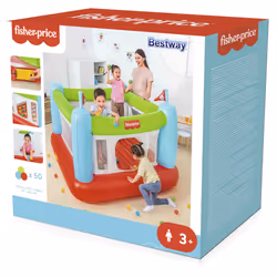 Bestway Fisher-Price Trampoline Bouncetopia avec pompe de gonflage intégrée - Vue supplémentaire 25