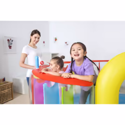 Bestway Fisher-Price Trampoline Bouncetopia avec pompe de gonflage intégrée - Vue supplémentaire 4
