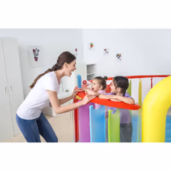 Bestway Fisher-Price Trampoline Bouncetopia avec pompe de gonflage intégrée - Vue supplémentaire 5