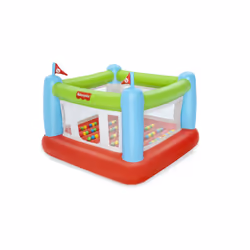 Bestway Fisher-Price Trampoline Bouncesational avec pompe intégrée