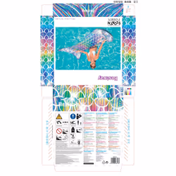 Bestway 6'4" x 40"/1.93m x 1.01m Iridescent Mermaid Tail Lounge - Vue supplémentaire 12