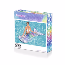 Bestway 6'4" x 40"/1.93m x 1.01m Iridescent Mermaid Tail Lounge - Vue supplémentaire 13