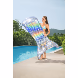 Bestway 6'4" x 40"/1.93m x 1.01m Iridescent Mermaid Tail Lounge - Vue supplémentaire 6