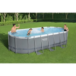 Bestway Levant 56710 piscine hors sol Oval 13430 L Marron