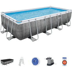 Bestway 56998 piscine hors sol Rectangle 14812 L Gris