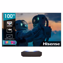 Hisense 100L5F-D12, 2,54 m (100"), 3840 x 2160 pixels, 4K Ultra HD, Smart TV, Wifi, Noir
