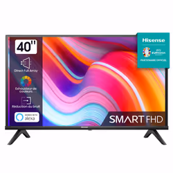 Hisense 40A49K, 101,6 cm (40"), 1920 x 1080 pixels, LED, Smart TV, Wifi, Noir