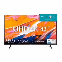 Hisense 43A69K TV 43" 4K Ultra HD Smart TV Wifi Noir