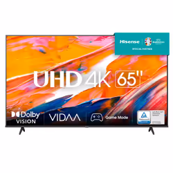 Hisense 65A6K, 165,1 cm (65"), 3840 x 2160 pixels, 4K Ultra HD, Smart TV, Wifi, Noir