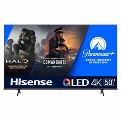 Hisense 50E7KQ, 127 cm (50"), 3840 x 2160 pixels, QLED, Smart TV, Wifi, Noir