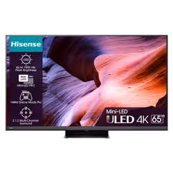 Hisense 65U8KQ, 165,1 cm (65"), 3840 x 2160 pixels, 4K Ultra HD, LED, Wifi, Noir, Gris