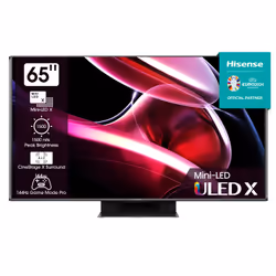 Hisense 65UXKQ, 165,1 cm (65"), 3840 x 2160 pixels, 4K Ultra HD, Smart TV, Wifi, Noir