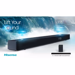 Hisense AX3120G haut-parleur soundbar Noir 3.1.2 canaux 360 W - Vue supplémentaire 8