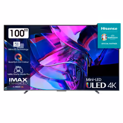 Hisense U7KQ 100U7KQ, 2,54 m (100"), 3840 x 2160 pixels, LED, Smart TV, Wifi, Noir