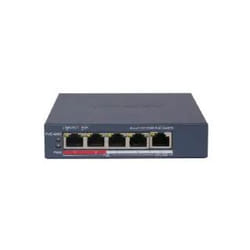 Hikvision DS-3E1105P-EIV2 commutateur réseau Géré Fast Ethernet (10/100) Connexion Ethernet, supportant l'alimentation via ce port (PoE) Gris