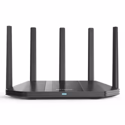 Hikvision DS-3WR18X, Wi-Fi 6 (802.11ax), Bi-bande (2,4 GHz / 5 GHz), Ethernet/LAN, Noir, Routeur