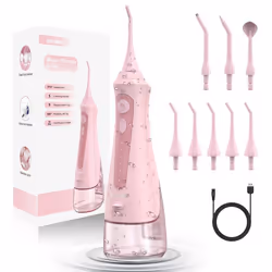 Hydropulseur Dentaire - SEJOY - Portable Rechargeable - 230ml - IPX7 Étanche - 8 Buses