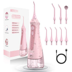 Hydropulseur Dentaire - SEJOY - Portable Rechargeable - 230ml - IPX7 Étanche - 8 Buses