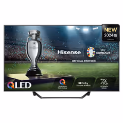 Hisense 50A7NQ, 109,2 cm (43"), 3840 x 2160 pixels, QLED, Smart TV, Wifi, Gris