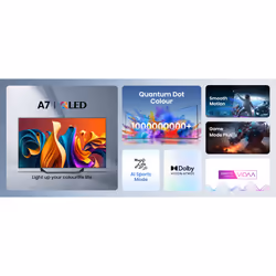 Hisense 55A7NQ TV 55" 4K Ultra HD Smart TV Wifi Gris 275 cd/m²