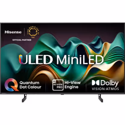 Hisense 50U69NQ, 127 cm (50"), 3840 x 2160 pixels, QD-Mini LED, Smart TV, Wifi, Noir