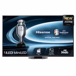 Hisense 75U8NQ, 190,5 cm (75"), 3840 x 2160 pixels, 4K Ultra HD, Mini LED ULED, Smart TV, Noir