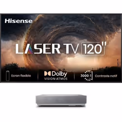 Vidéoprojecteur home cinéma HISENSE 120L5ND Laser TV + écran ALR FRESNEL