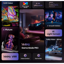 Hisense 55E77Q PRO 55" 4K Ultra HD Smart TV Noir - Vue supplémentaire 4