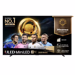 Hisense 100U7QTUK, 2,54 m (100"), 3840 x 2160 pixels, LED, Smart TV, Wifi, Noir