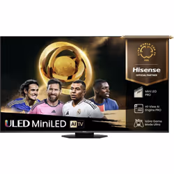 Hisense 75U8Q, 190,5 cm (75"), 3840 x 2160 pixels, ULED, Smart TV, Wifi, Noir, Gris