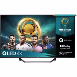 Hisense 43A7Q, 109,2 cm (43"), 3840 x 2160 pixels, QLED, Smart TV, Wifi, Noir