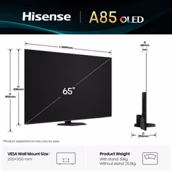 Hisense 65A85Q - Vue supplémentaire 2