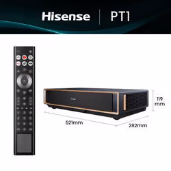 Hisense PT1 Projecteur à focale ultra courte 2500 ANSI lumens DLP UHD 4K (3840x2160) Compatibilité 3D Noir - Vue supplémentaire 2