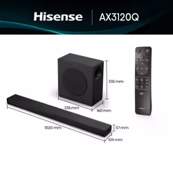 Hisense AX3120Q Noir 3.1.2 canaux 440 W - Vue supplémentaire 3