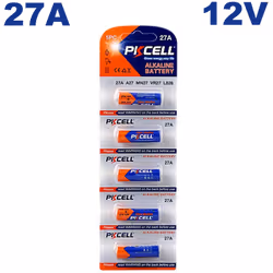 Blister de x5 Piles 27A 12V Ultra Alcaline PKCell La Piles 27A 12V Ultra Alcaline PKCell de toute dernière génération pour us ...