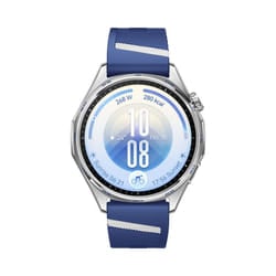Huawei WATCH GT 7 46mm Montre connectée Acier inoxydable GPS bracelet fluoroélastomère Bleu