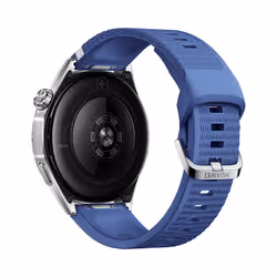 Huawei WATCH GT 7 46mm Montre connectée Acier inoxydable GPS bracelet fluoroélastomère Bleu - Vue supplémentaire 6