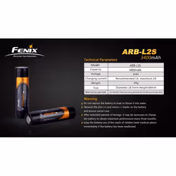 Fenix ARB-L2S 18650 Batterie - Vue supplémentaire 12
