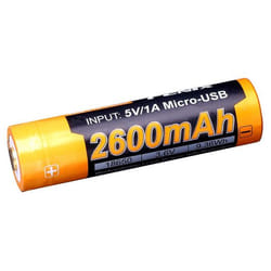 Fenix ARB-L18-2600U pile domestique Batterie rechargeable 18650, CR123A Lithium-Ion (Li-Ion)
