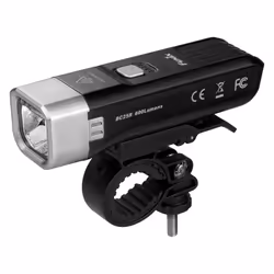 Fenix BC25R, Feu avant, Noir, Gris, IP66, LED, Blanc, 600 lm