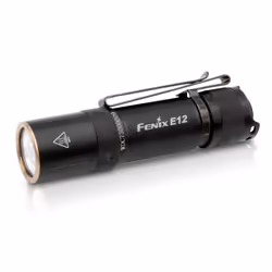 Fenix E12 V2.0, Lampe torche, Noir, Aluminium, IP68, LED, 50000 h